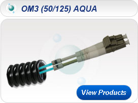  Patchcords in Conduit OM3 (50/125) AQUA